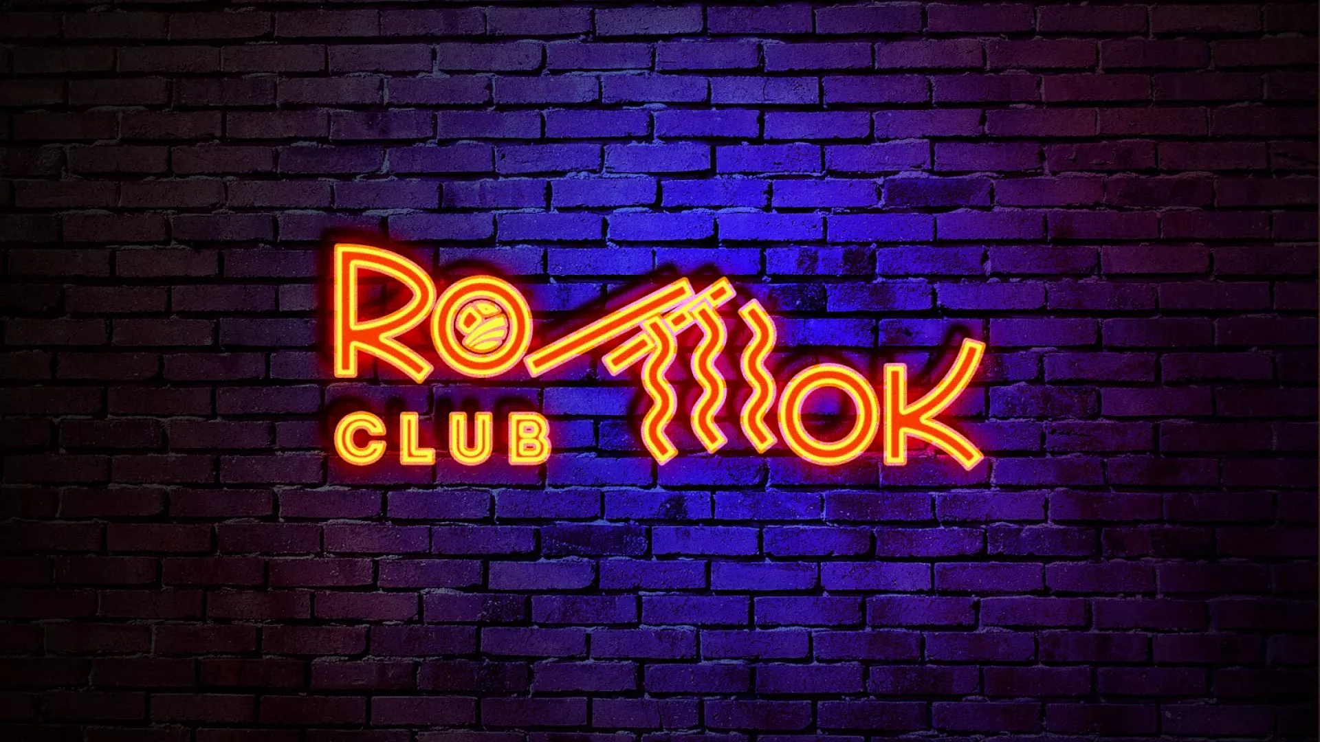 Разработка интерьерной вывески суши-бара «Roll Wok Club» в Кирове